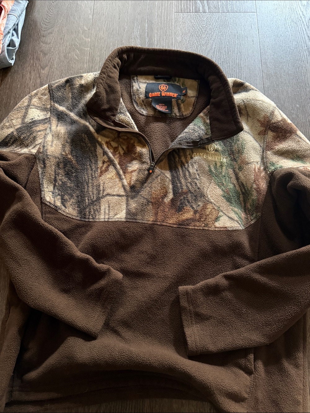 Youth boys size xxl game winner camo jacket